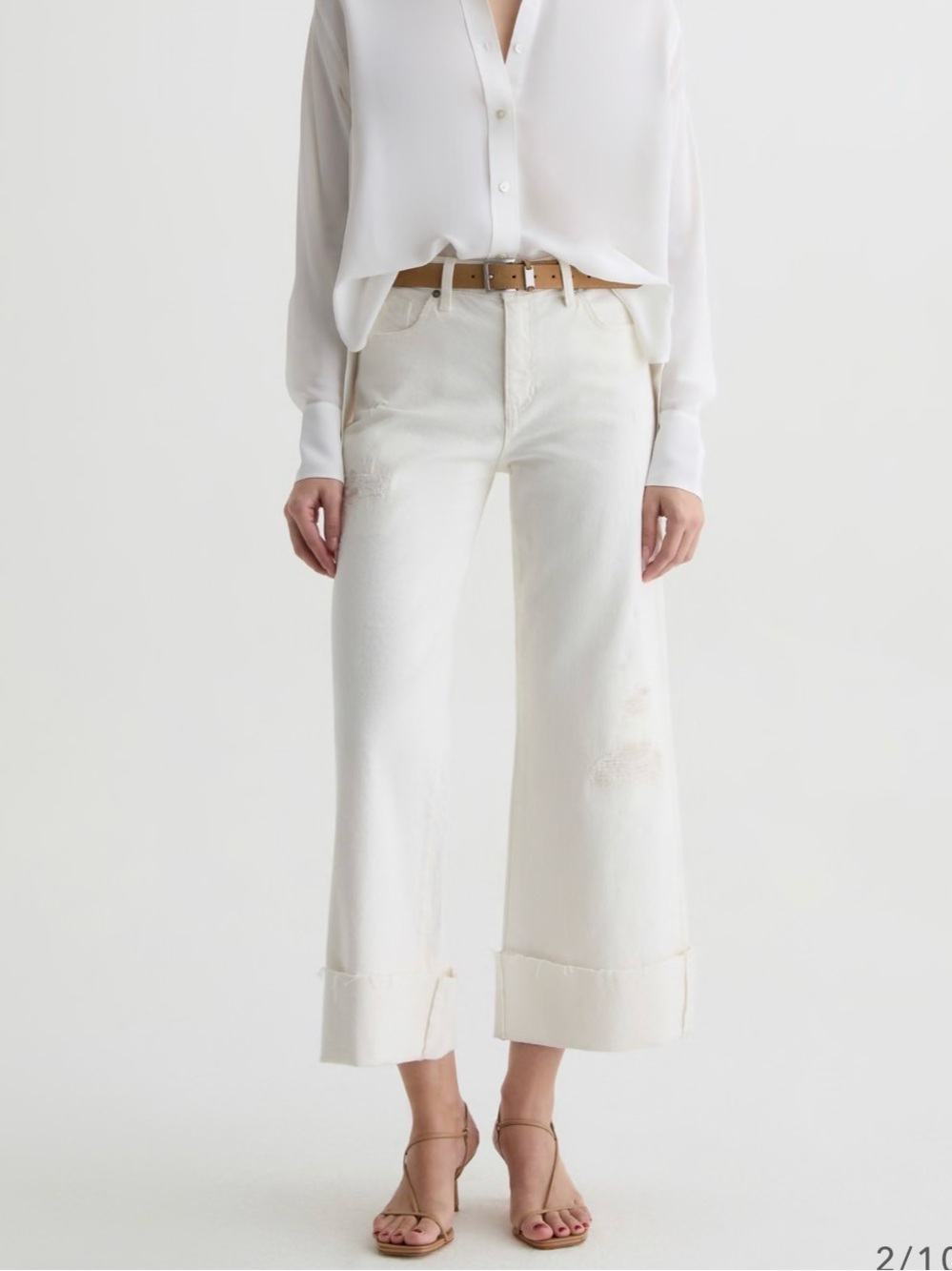 AG Saige Wide Leg Crop